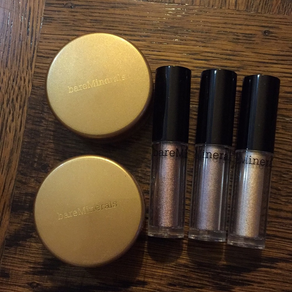 BareMinerals makeup lot - blush, eyeshadow